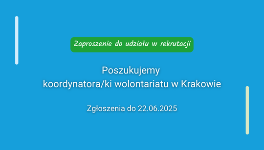 Zaproszenie do udzialu w rekrutacji Krakow v2